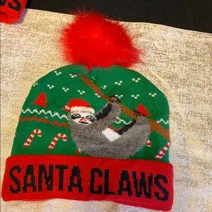 NWT Adult OS Christmas Beanie Holiday Winter Hat